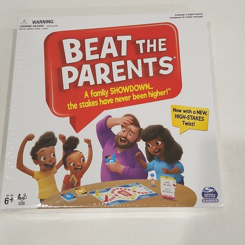 Beat The Parents Board Game for the Family by Spin Games (New)